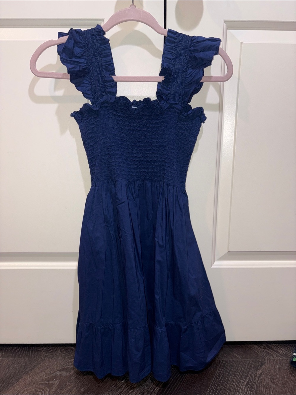 Hill House Mini Dress in Navy Blue